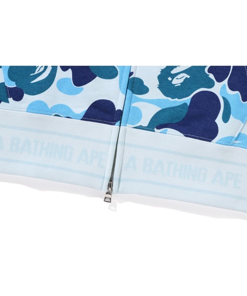 A BATHING APE（アベイシングエイプ）の「ABC CAMO  LOGO RIB FULL ZIP HOODIE（パーカー・メンズ・ブルー/ピンク/グリーン・SMALL/MEDIUM/XX-LARGE/X-LARGE/LARGE）」の11枚目の写真