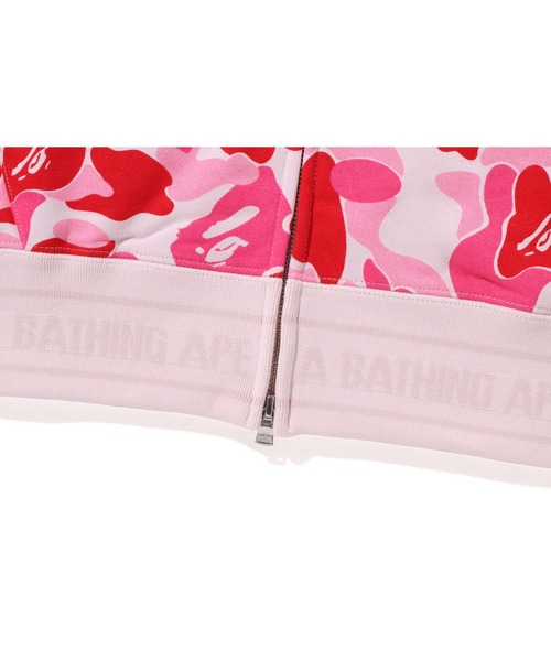 A BATHING APE（アベイシングエイプ）の「ABC CAMO  LOGO RIB FULL ZIP HOODIE（パーカー・メンズ・ブルー/ピンク/グリーン・SMALL/MEDIUM/XX-LARGE/X-LARGE/LARGE）」の12枚目の写真