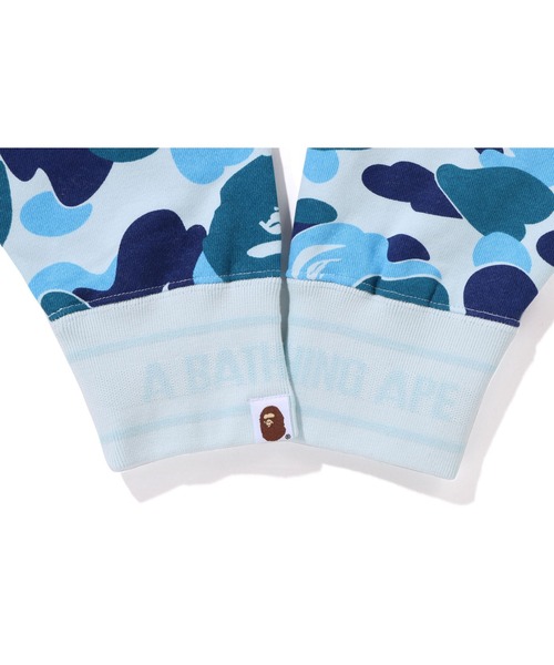A BATHING APE（アベイシングエイプ）の「ABC CAMO  LOGO RIB FULL ZIP HOODIE（パーカー・メンズ・ブルー/ピンク/グリーン・SMALL/MEDIUM/XX-LARGE/X-LARGE/LARGE）」の14枚目の写真