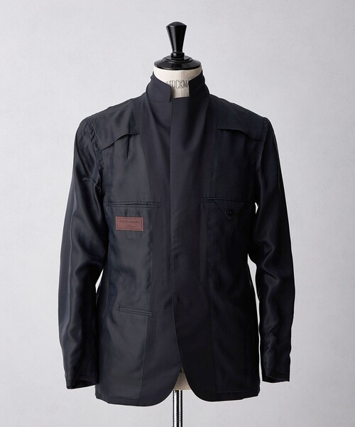 タスマニア ウール ギャバジン シングル3ボタン スーツ S‐MODEL