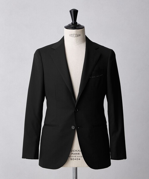 タスマニア ウール ギャバジン シングル3ボタン スーツ S‐MODEL