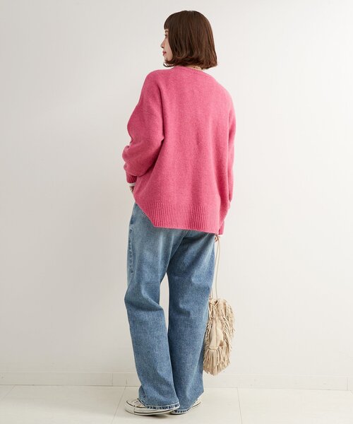 B.C STOCK(ベーセーストック)の「《追加4》FOXMIXクルーネックプルオーバー(ニット/セーター・レディース・ブルー/ピンク/レッド/ベージュ/チャコールグレー・FREE)」の14枚目の写真