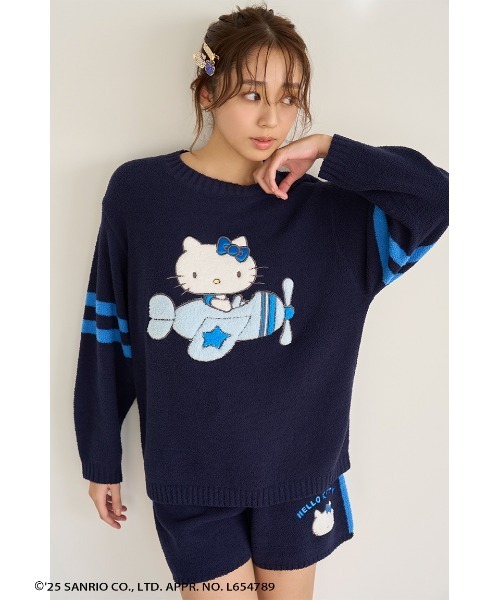 【HELLO KITTY】ニットショートパンツ WEB限定カラーあり】【HELLO KITTY】ニットショートパンツ
