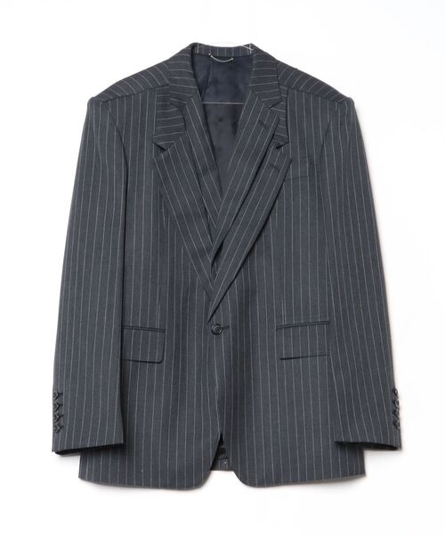 JOHN LAWRENCE SULLIVAN ウールダブルブレストジップコート JOHN JOHN LAWRENCE SULLIVAN ウールダブルブレストジップコート JOHN