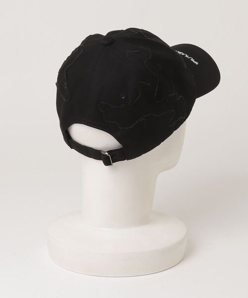 1piu1uguale3 RELAX（ウノピュウノウグァーレトレリラックス）の「【1PIU1UGUALE3 RELAX】カモフラージュパッチキャップ メンズカジュアル帽子 通年（ウノ ピゥ ウノ ウグァーレ トレ）（キャップ・メンズ・ブラック・FREE）」の3枚目の写真