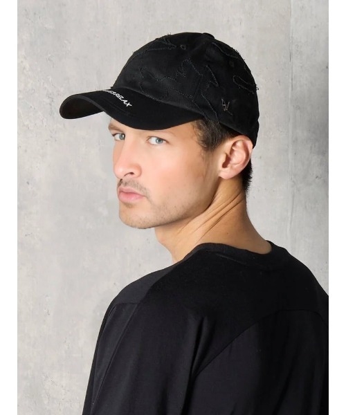 1piu1uguale3 RELAX（ウノピュウノウグァーレトレリラックス）の「【1PIU1UGUALE3 RELAX】カモフラージュパッチキャップ メンズカジュアル帽子 通年（ウノ ピゥ ウノ ウグァーレ トレ）（キャップ・メンズ・ブラック・FREE）」の2枚目の写真