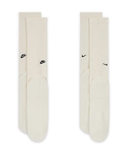 NIKE（ナイキ）の「ナイキ エブリデイ クッションド クルー ソックス (2足) / Nike Everyday Cushioned Crew Socks (2 Pairs)  FZ3073-133 Sail（ソックス/靴下・メンズ・クリーム・21-23/23-25/25-27/27-29）」の3枚目の写真