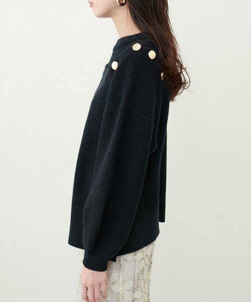 natural couture(ナチュラルクチュール)の「畦編み肩開きニット(ニット/セーター・レディース・レッド系その他/オフホワイト/グレイッシュベージュ/ブラック・FREE)」の18枚目の写真