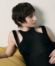 le ELMi | Edge-cut cup-padded amesri tank / エッジカットカップ付きアメスリタンク(タンクトップ)
