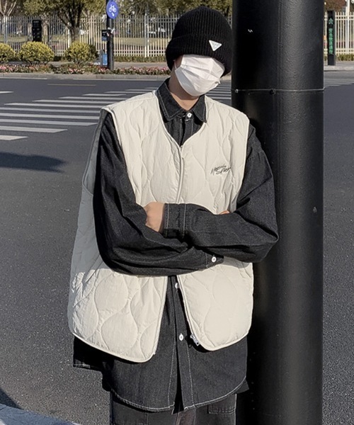 NOWLE（ノウル）の「【NOWLE】ワンポイントロゴ 刺繍 キルティング