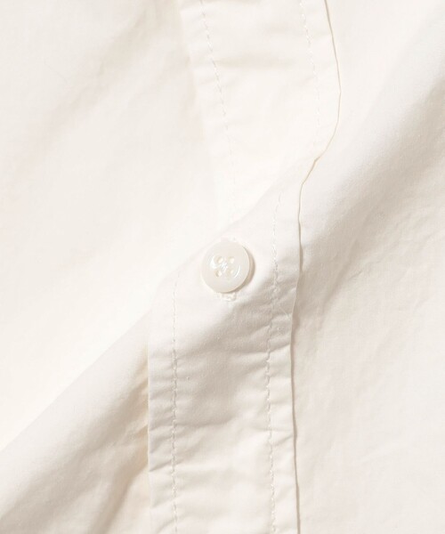 BEAMS BOY◆長袖シャツ/--/コットン/BEG/無地/13-11-0220-652/タイプライター ワーク ビッグシャ BEAMS BOY(ビームスボーイ) / 長袖シャツ/--/コットン/BEG/無地
