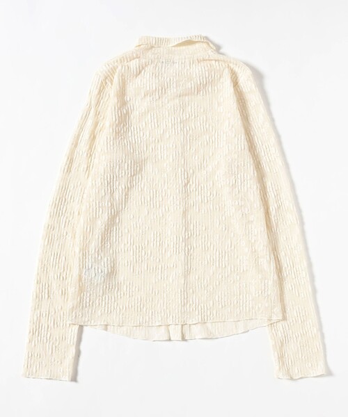 Ray BEAMS(レイビームス)の「プリーツ レース シャツ(シャツ/ブラウス・レディース・ブラック/ホワイト・ONE SIZE)」の22枚目の写真