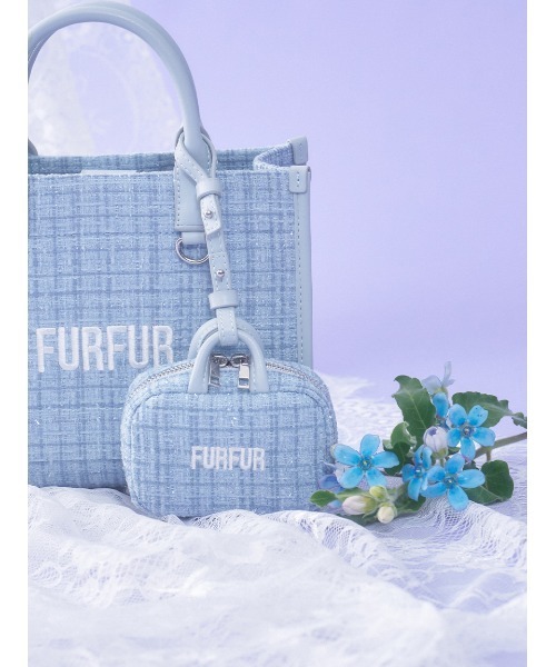 FURFUR（ファーファー）の「【限定カラー】ツイードトートミニチャーム