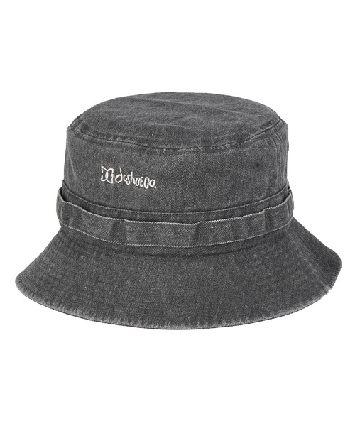 DC SHOES(ディーシーシューズ)の「25 KD WASHED HAT/DCキッズバケハ(バケットハット)(ハット・キッズ・ブラック/ベージュ/ネイビー・FREE)」の2枚目の写真
