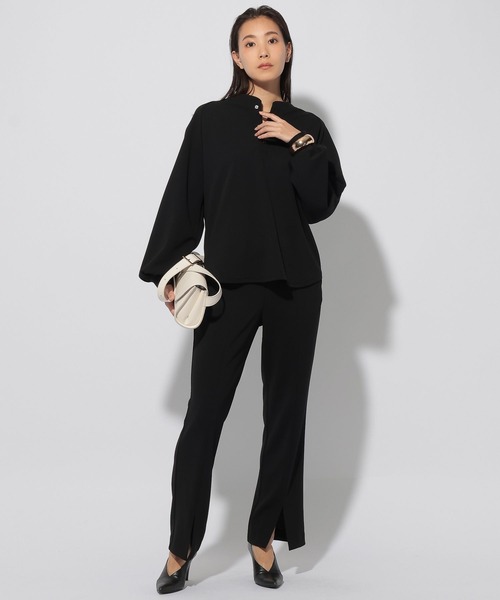 Elura(エルーラ)の「サマ見え2WAYトップス/249509(Tシャツ/カットソー・レディース・ブラック/オフホワイト/ネイビー・MEDIUM/LARGE)」の20枚目の写真