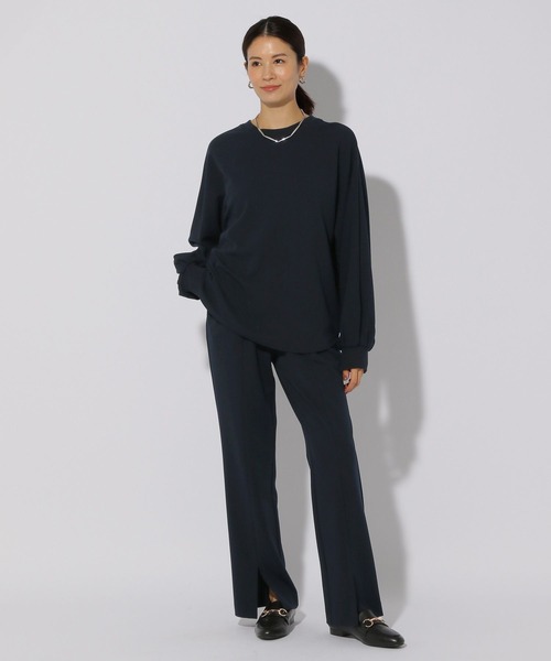 Elura(エルーラ)の「サマ見え2WAYトップス/249509(Tシャツ/カットソー・レディース・ブラック/オフホワイト/ネイビー・MEDIUM/LARGE)」の21枚目の写真