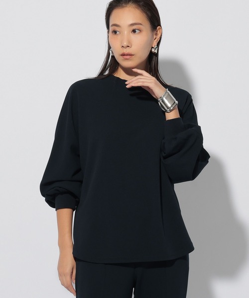 Elura(エルーラ)の「サマ見え2WAYトップス/249509(Tシャツ/カットソー・レディース・ブラック/オフホワイト/ネイビー・MEDIUM/LARGE)」の13枚目の写真