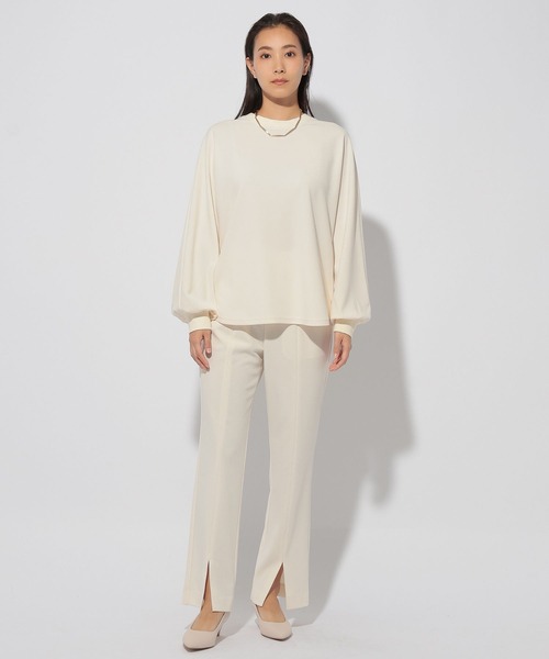 Elura(エルーラ)の「サマ見え2WAYトップス/249509(Tシャツ/カットソー・レディース・ブラック/オフホワイト/ネイビー・MEDIUM/LARGE)」の17枚目の写真