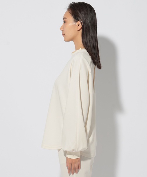 Elura(エルーラ)の「サマ見え2WAYトップス/249509(Tシャツ/カットソー・レディース・ブラック/オフホワイト/ネイビー・MEDIUM/LARGE)」の7枚目の写真