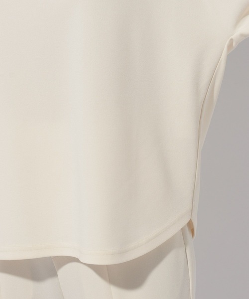 Elura(エルーラ)の「サマ見え2WAYトップス/249509(Tシャツ/カットソー・レディース・ブラック/オフホワイト/ネイビー・MEDIUM/LARGE)」の11枚目の写真