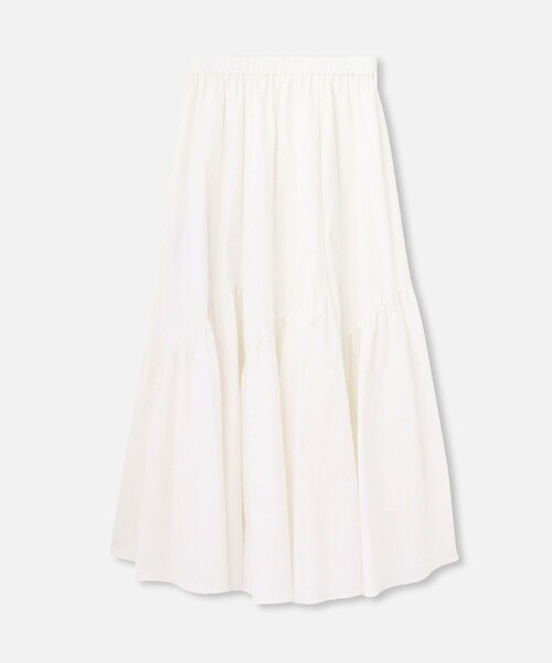 allureville（アルアバイル）の「◇バイヤス切替ギャザースカート（スカート・レディース・ブラック/ホワイト・2/1）」の16枚目の写真