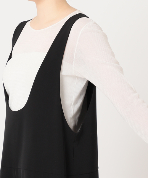 【2025SS 着用1回美品】Plage U-Neck オーバーオール・38 セール】U-Neck オーバーオール（サロペット/オーバーオール