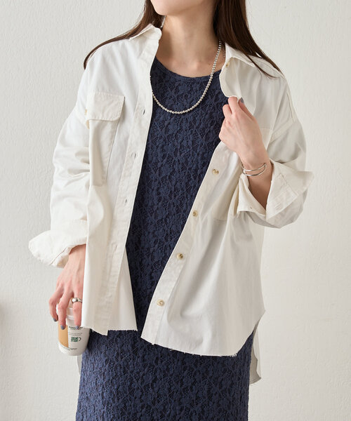 SHENERY（シーナリー）の「《重ね着けでボリュームを出しても◎》ボールチェーンネックレス60cm（ネックレス・レディース・シルバー・FREE）」の4枚目の写真