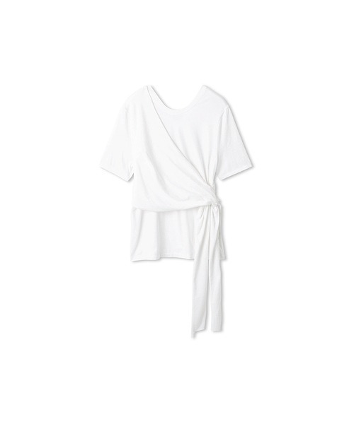 tシャツ サイドラップ2WAYトップス レディース styling/ tシャツ サイドラップ2WAYトップス レディース