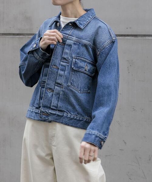 FORK&SPOON(フォークアンドスプーン)の「FORK&SPOON JFデニムジャケット(デニムジャケット・レディース・ワンウォッシュ/ライトインディゴブルー・1)」の17枚目の写真