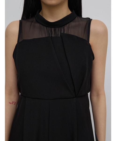 AIC.（エーアイシー）の「オーガンジー切り替えオールインワン（つなぎ/オールインワン・レディース・ブラック・FREE）」の21枚目の写真