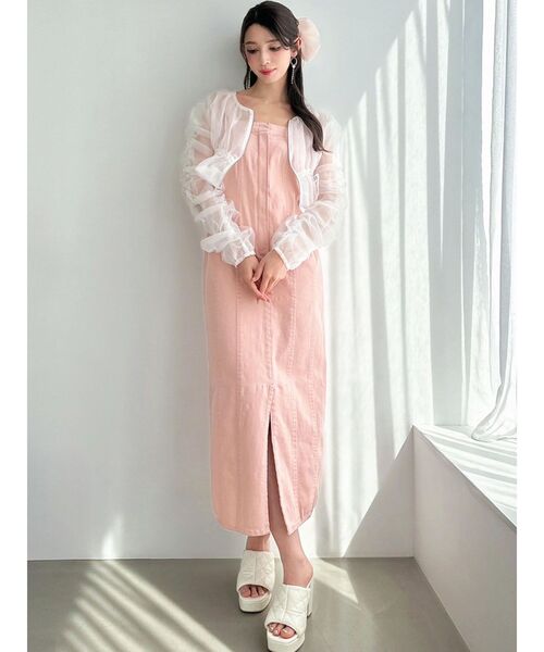 セール】ギャザークロップドシアーブルゾン（ブルゾン）｜RESEXXY