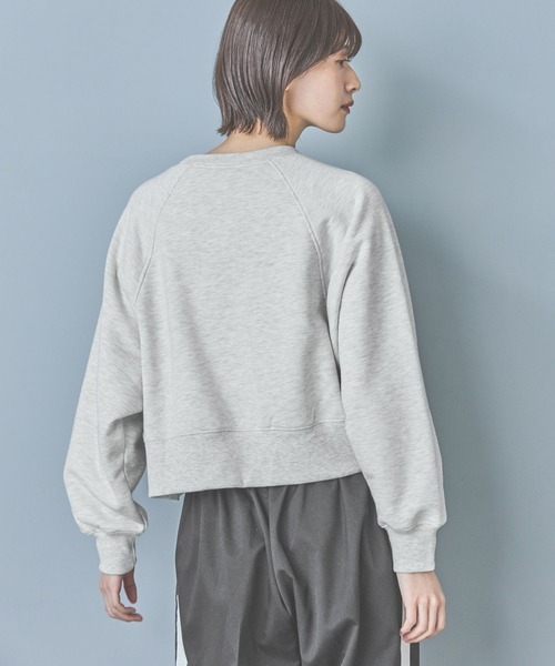 LAKOLE（ラコレ）の「刺繍ロゴ裏毛プルオーバー / 293748（スウェット・レディース・ライトグリーン/オートミール/ネイビー・FREE）」の12枚目の写真