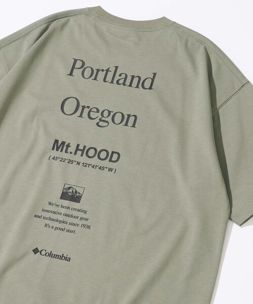 FREAK'S STORE(フリークスストア)の「限定展開 Columbia×FREAK'S STORE/コロンビア 別注 インペリアルパーク ワードグラフィック バックプリント クルーネックTシャツ(Tシャツ/カットソー・メンズ・ブラック/ベージュ/ホワイト/チャコールグレー/アッシュグレー/ホワイト系その他/ブラック系その他/グレー系その他/ベージュ系その他/スミクロ/オフホワイト・SMALL/MEDIUM/LARGE/X-LARGE)」の15枚目の写真