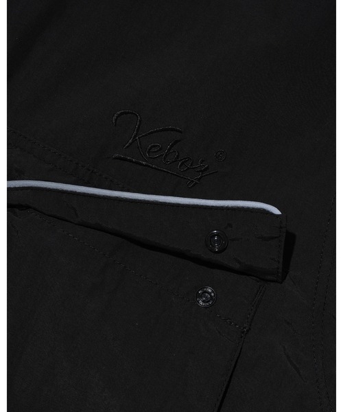 KEBOZ（ケボズ）の「SUPPLEX CONVERTIBLE JACKET 25SS（ナイロンジャケット・メンズ・ブラック/グレー/オフホワイト・M/L/XL）」の21枚目の写真