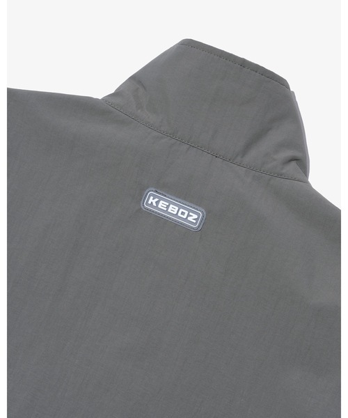 KEBOZ（ケボズ）の「SUPPLEX CONVERTIBLE JACKET 25SS（ナイロンジャケット・メンズ・ブラック/グレー/オフホワイト・M/L/XL）」の9枚目の写真