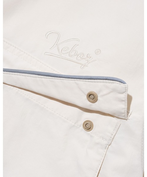 KEBOZ（ケボズ）の「SUPPLEX CONVERTIBLE JACKET 25SS（ナイロンジャケット・メンズ・ブラック/グレー/オフホワイト・M/L/XL）」の18枚目の写真