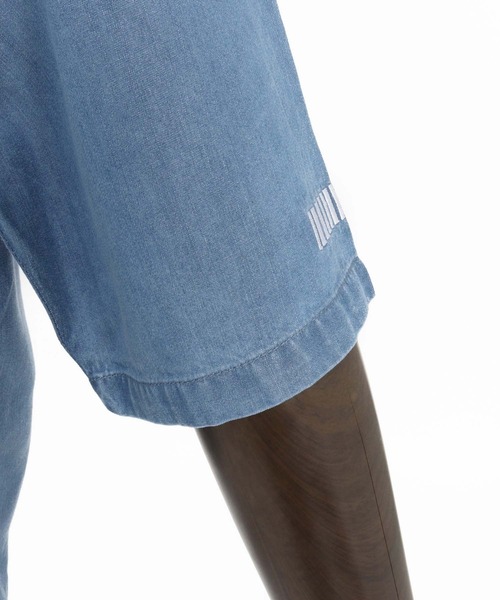 felkod(フィルコッド)の「mhs2315- Chambray V Neck Half Sleeve Shirts 5分袖シャツ(シャツ/ブラウス・メンズ・インディゴブルー/ライトブルー・L/M/S)」の11枚目の写真