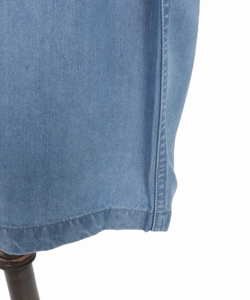 felkod(フィルコッド)の「mhs2315- Chambray V Neck Half Sleeve Shirts 5分袖シャツ(シャツ/ブラウス・メンズ・インディゴブルー/ライトブルー・L/M/S)」の13枚目の写真