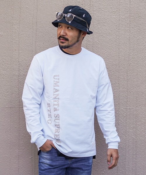 adamsJUGGLER(アダムスジャグラー)の「バーティカルR.Sロンティー(Tシャツ/カットソー・メンズ・ホワイト/ブラック・S/M/L/XL/XXL)」の11枚目の写真