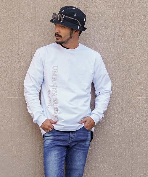 adamsJUGGLER(アダムスジャグラー)の「バーティカルR.Sロンティー(Tシャツ/カットソー・メンズ・ホワイト/ブラック・S/M/L/XL/XXL)」の16枚目の写真