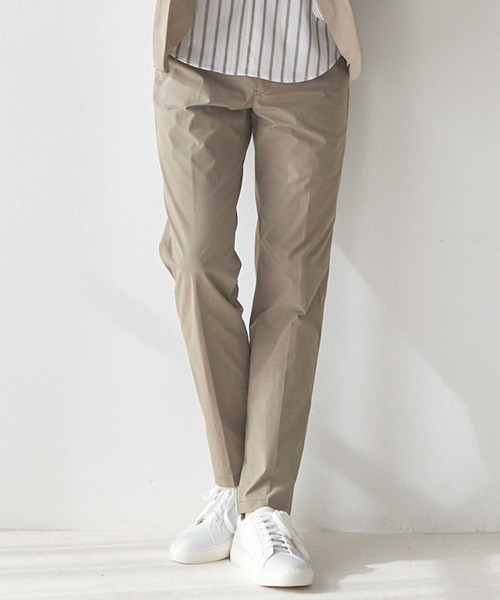 UNION STATION（ユニオンステーション）の「【セットアップ着用可能】ハイパーストレッチポリエステルタフタスラックス（スラックス・メンズ・ライトグレー/グレイッシュベージュ・LL/S/M/L）」の3枚目の写真