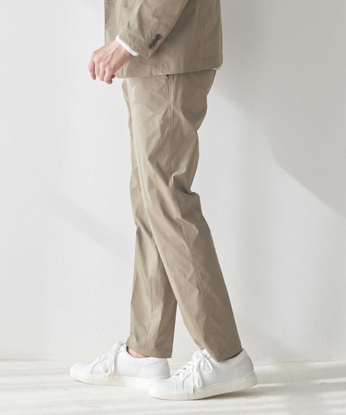 UNION STATION（ユニオンステーション）の「【セットアップ着用可能】ハイパーストレッチポリエステルタフタスラックス（スラックス・メンズ・ライトグレー/グレイッシュベージュ・LL/S/M/L）」の4枚目の写真