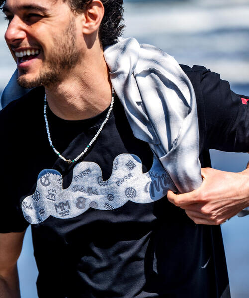 muta marine（ムータ・マリン）の「muta MARINE/ムータ マリン/別注フロッキーWAVE TEE（Tシャツ/カットソー・メンズ・ホワイト/ブラック・6/8/5/7）」の18枚目の写真