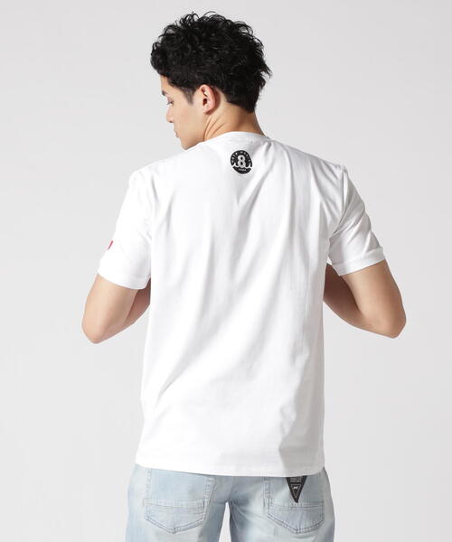 muta marine（ムータ・マリン）の「muta MARINE/ムータ マリン/別注フロッキーWAVE TEE（Tシャツ/カットソー・メンズ・ホワイト/ブラック・6/8/5/7）」の14枚目の写真
