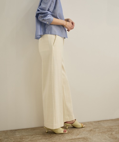ROPE'（ロペ）の「MANTECO(マンテコ) コットンライトツイードパンツ/イージーケア（その他パンツ・レディース・オフホワイト・36/38）」の15枚目の写真