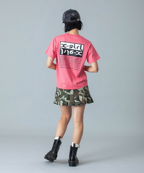 新品　X-girl WAIST RIB MINI SKIRT エックスガール WAIST RIB PLEATED MINI SKIRT（スカート）｜X-girl（エックス