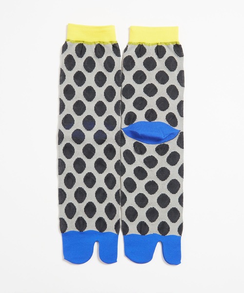 gomme（ゴム）の「ドット足袋ソックス（ソックス/靴下・レディース・グレー/ブラック/ホワイト/レッド・FREE）」の7枚目の写真