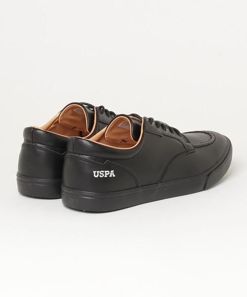 U.S. POLO ASSN.(ユーエスポロアッスン)の「【U.S. POLO ASSN./ユーエスポロアッスン】合皮 ワンポイント レースアップスニーカー(ローファー・メンズ・ブラウン/ブラック・25.0cm/25.5cm/26.0cm/26.5cm/27.0cm)」の3枚目の写真