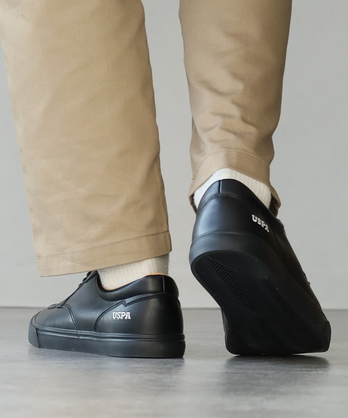 U.S. POLO ASSN.(ユーエスポロアッスン)の「【U.S. POLO ASSN./ユーエスポロアッスン】合皮 ワンポイント レースアップスニーカー(ローファー・メンズ・ブラウン/ブラック・25.0cm/25.5cm/26.0cm/26.5cm/27.0cm)」の8枚目の写真