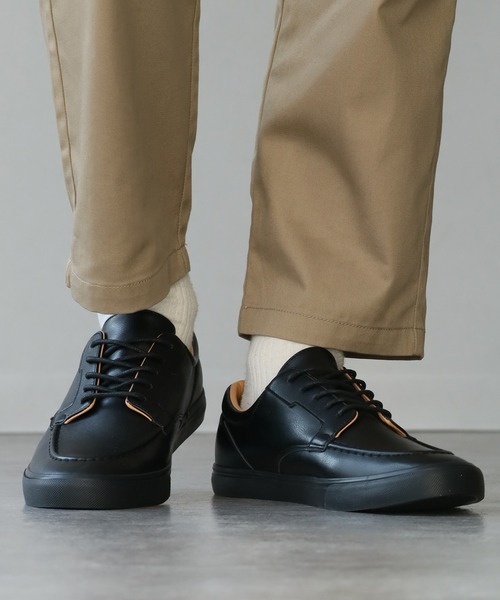 U.S. POLO ASSN.(ユーエスポロアッスン)の「【U.S. POLO ASSN./ユーエスポロアッスン】合皮 ワンポイント レースアップスニーカー(ローファー・メンズ・ブラウン/ブラック・25.0cm/25.5cm/26.0cm/26.5cm/27.0cm)」の7枚目の写真